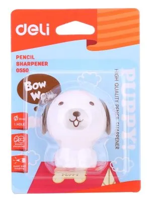 得力0550酷尼狗卷笔刀 （发货时颜色随机）