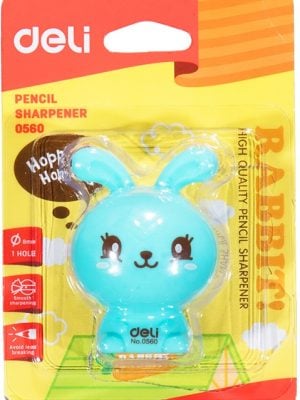 得力0560悠悠兔卷笔刀-3套 (1个/套，共3个)