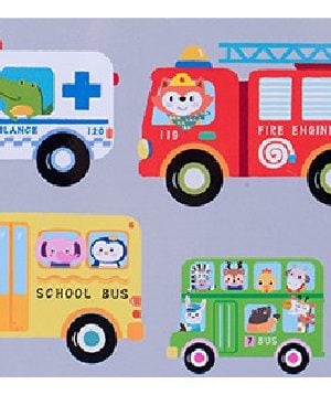 儿童木质益智玩具早教进阶拼图（交通）