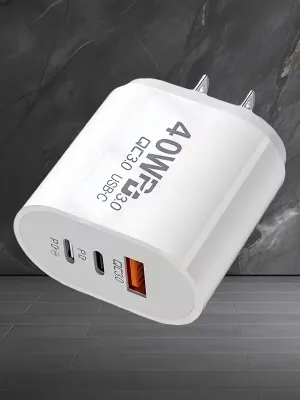 40w QC3.0 A-129多接口快充头