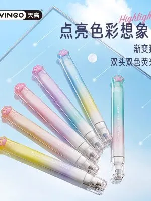 猫爪荧光笔 双头双色 TG1062